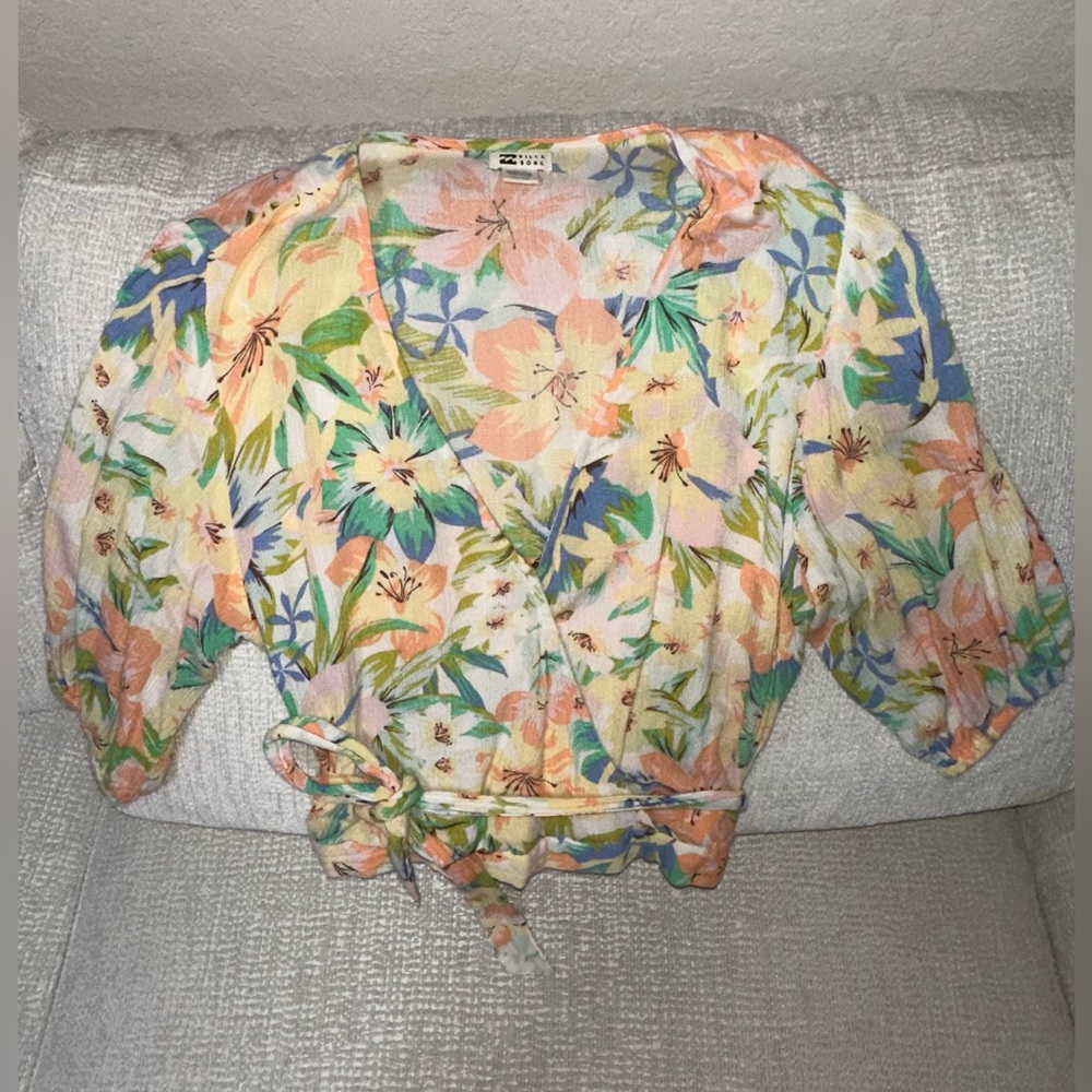 Printed Shirt for Women size S Brand Billabong little use